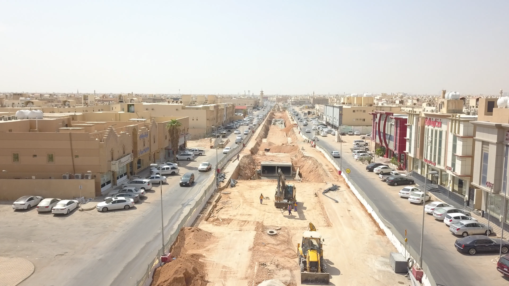 Construction of Storm water drainage networks at Riyadh East Districts P2 project showcase